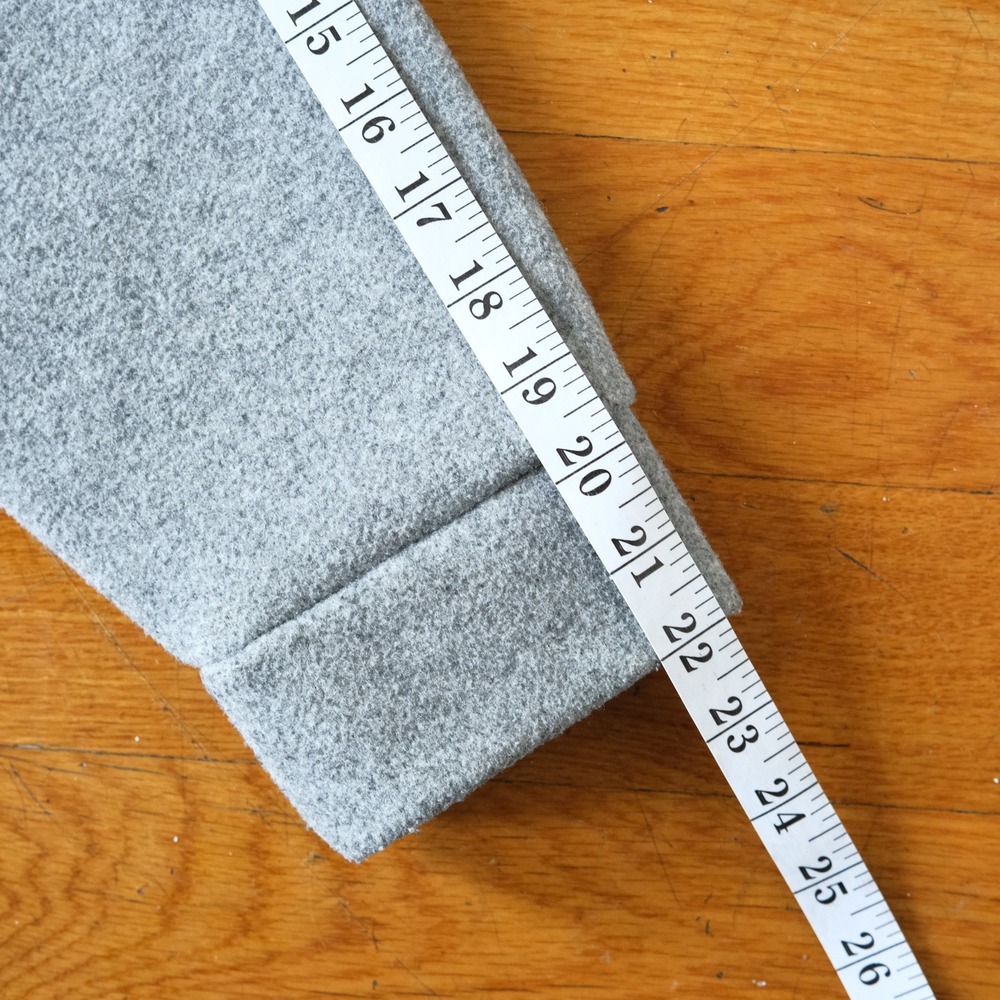 Zara Full Zip Hoodie Gray Textured Knit Boxy Relaxed Fit Sz M Streetwear Zip Up - Picture 8 of 9